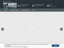 Tablet Screenshot of dmdomy.cz